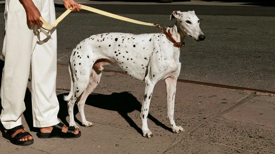 Mensch und Hund in einem vertrauten Moment